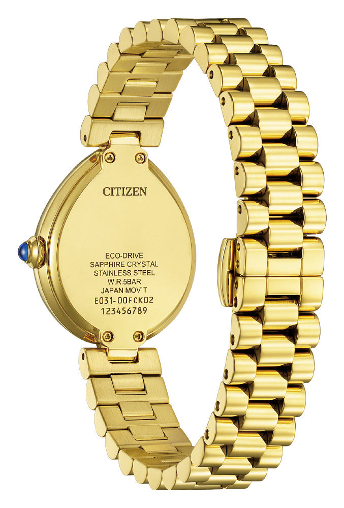CITIZEN EM1202-50P Watch - Eco-Drive Solar Powered Elegant Design RAINELL Collection Water Resistant (Image 5)