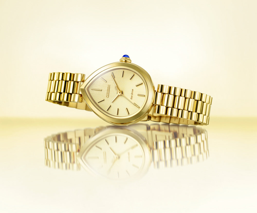CITIZEN EM1202-50P Watch - Eco-Drive Solar Powered Elegant Design RAINELL Collection Water Resistant (Image 7)