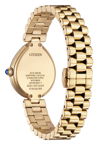 CITIZEN EM1203-57X Watch - Eco-Drive Solar Powered Elegant Design Water Resistant Stylish Women's Watch (Image 7)
