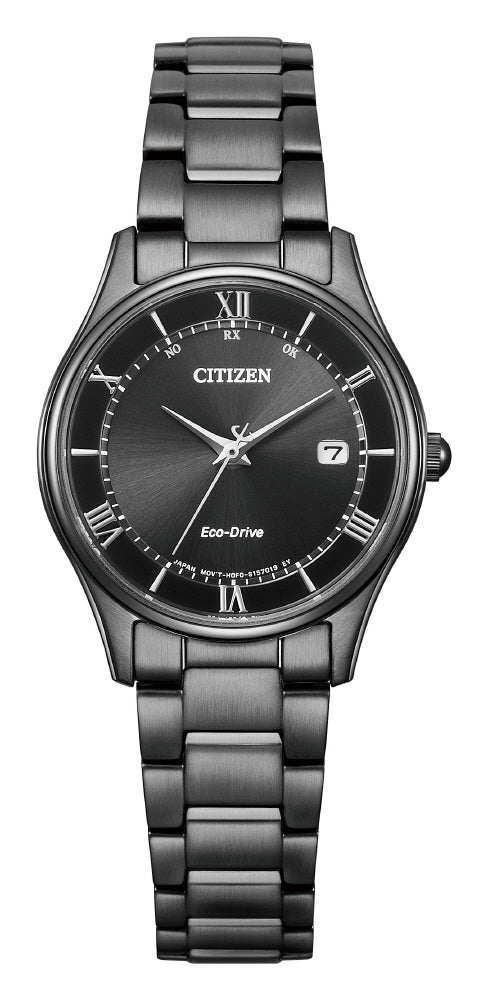 CITIZEN ES0004-51E Watch - Women's Watch, CITIZEN COLLECTION Solar-Powered Eco-Drive Radio Watch Pair Model (Image 2)