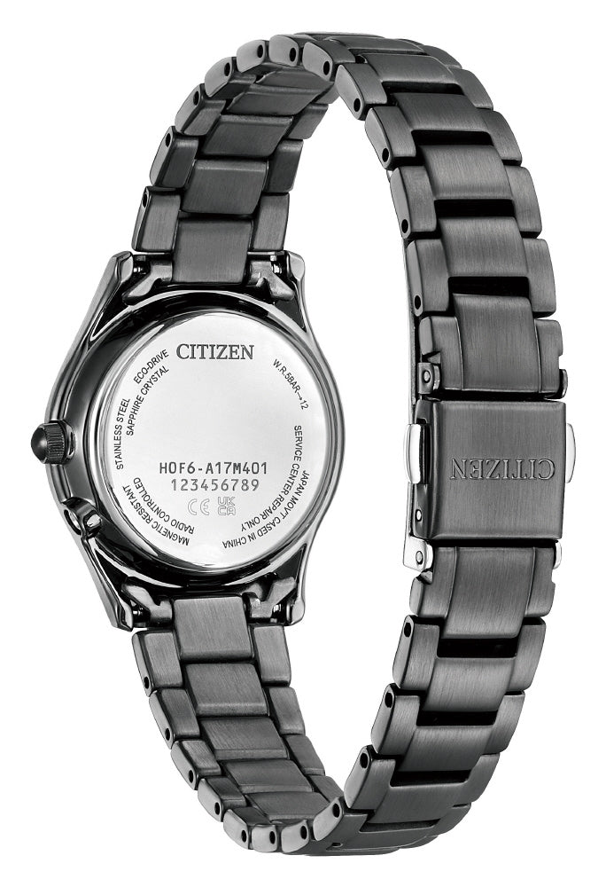 CITIZEN ES0004-51E Watch - Women's Watch, CITIZEN COLLECTION Solar-Powered Eco-Drive Radio Watch Pair Model (Image 4)