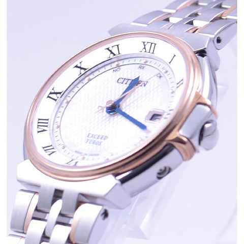 CITIZEN EXCEED 35th Anniversary Model Ladies Solar Radio Watch ES1034-55A