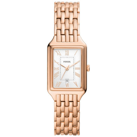 ES5271 Fossil Raquel Women's Watch Rose Gold Tone Elegant Design Water Resistant Stylish Accessories