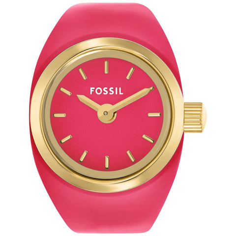 FOSSIL ES5414 Stylish Ring Watch - Unique Design - Durable Materials - Water Resistant - Elegant Accessory