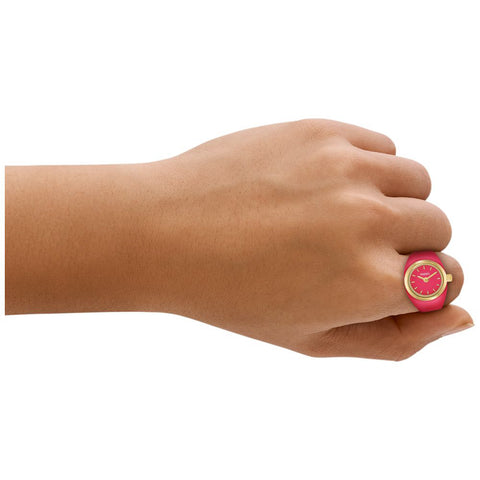 FOSSIL ES5414 Stylish Ring Watch - Unique Design - Durable Materials - Water Resistant - Elegant Accessory
