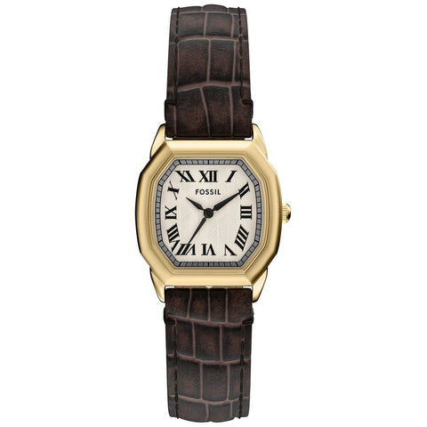 ES5426 FOSSIL HARLOW Brown Leather Strap Stylish Design Water Resistant Quartz Movement Classic Elegance