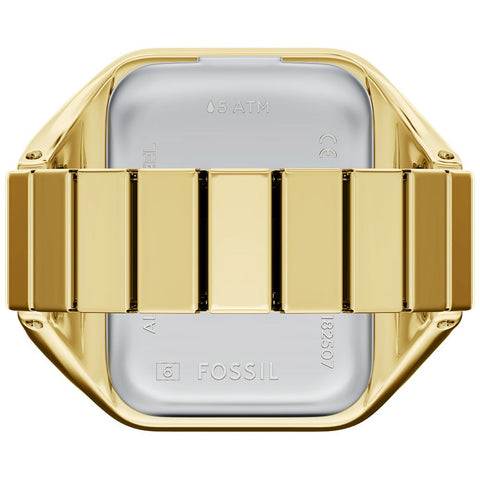 FOSSIL ES5447 Elegant Raquel Watch Ring Stainless Steel Crystal Accents Water Resistant Stylish Design