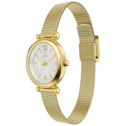 IPPO JAPAN WATCH ES5462 Watch - FOSSIL Carlie Stylish Design Stainless Steel Case Elegant Leather Strap Water Resistant (Imag