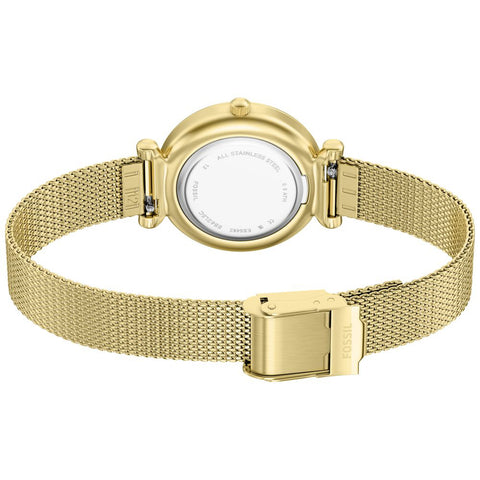 IPPO JAPAN WATCH ES5462 Watch - FOSSIL Carlie Stylish Design Stainless Steel Case Elegant Leather Strap Water Resistant (Imag