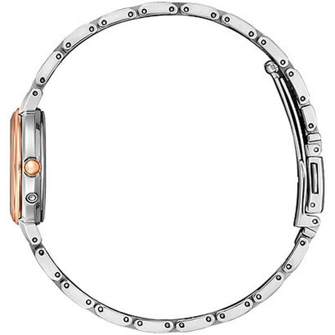 Citizen Women's xC Eco-Drive Radio-Controlled Watch, Stainless Steel Line Happy Flight Series ES9434-53W