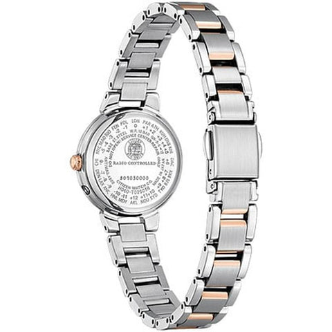 Citizen Women's xC Eco-Drive Radio-Controlled Watch, Stainless Steel Line Happy Flight Series ES9434-53W