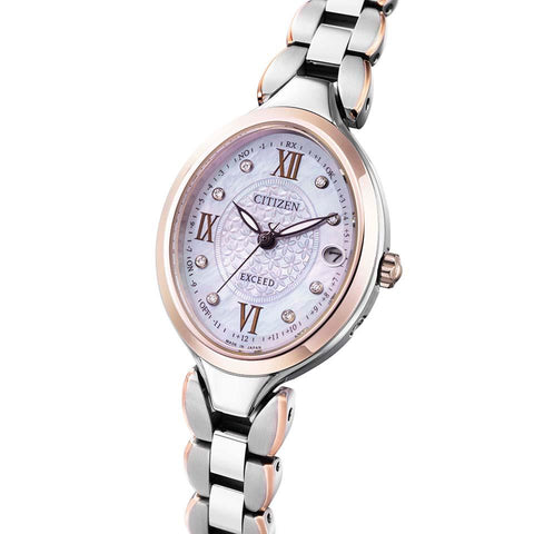 Citizen ES9515-53N EXCEED Eco-Drive Radio-Controlled analog Super Titanium Ladies Watch  2025.12.4 release