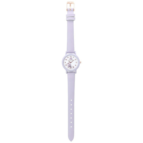 ESB002-3 3 Estabunny Leather Watch Purple Stylish Design Durable Strap Water Resistant Elegant Look