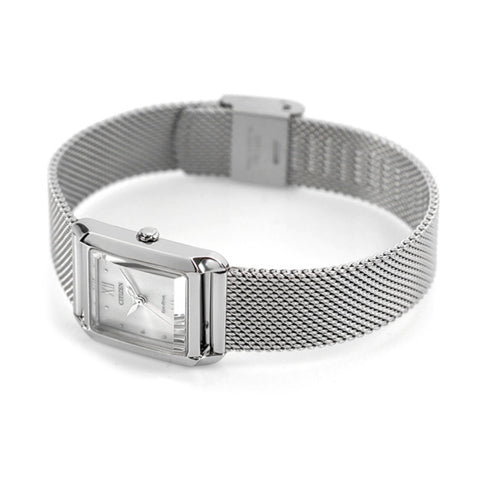 "Citizen Women's Watch CITIZEN L Square Collection Eco-Drive with Extra Band EW5590-62A"