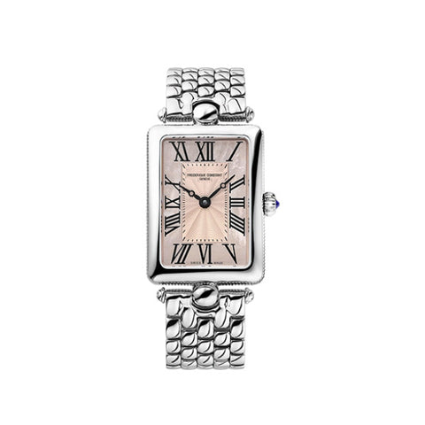 Frederique Constant FC-200MPSAL2AC6B Watch - Elegant Swiss Automatic Watch with Blue Dial Leather Strap Date Function