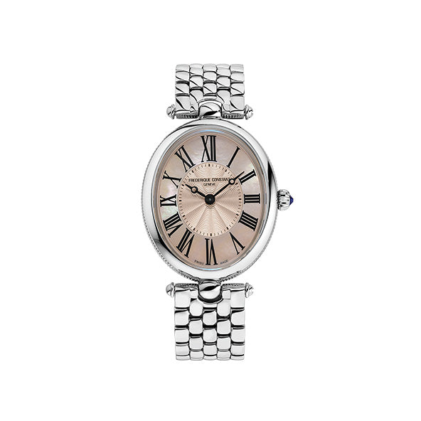 Frederique Constant FC-200MPSAL2V6B Watch - Swiss Automatic Movement Elegant Blue Dial Leather Strap