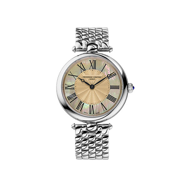 Frederique Constant FC-200MPTAN2AR6B Watch - Swiss Automatic Movement Elegant Blue Dial Leather Strap