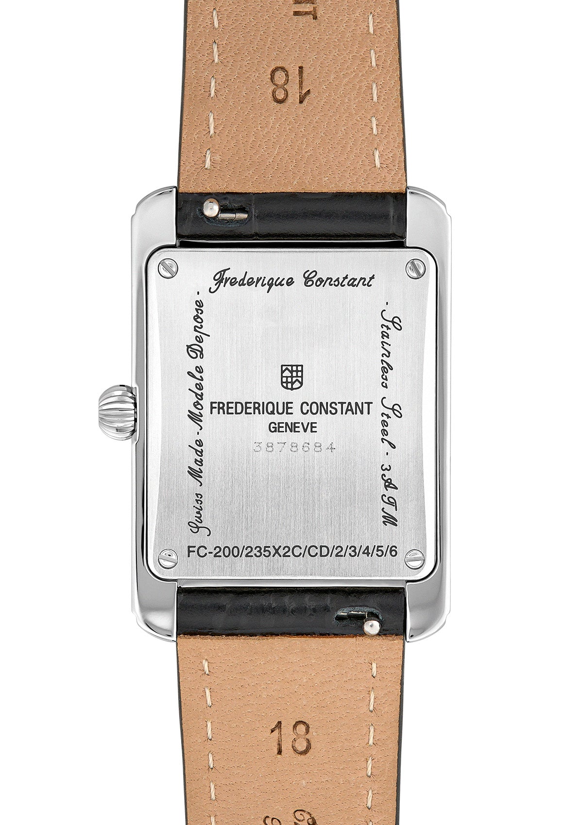 Frederique Constant FC-235S2C6 Watch - Elegant Swiss Automatic Watch Classic Design Stainless Steel Case Sapphire Crystal (Im