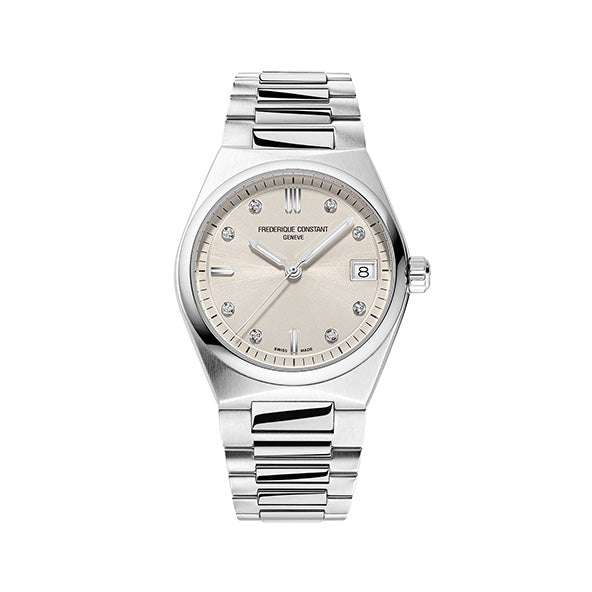 Frederique Constant FC-240LBD2NHD6B Watch - Swiss Automatic Movement Elegant Rose Gold Case Leather Strap (Image 6)