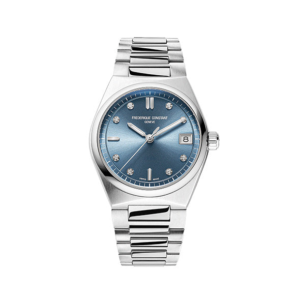 Frederique Constant FC-240LBD2NHD6B Watch - Swiss Automatic Movement Elegant Rose Gold Case Leather Strap (Image 8)