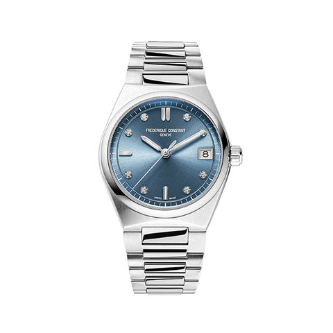 Frederique Constant FC-240LBD2NHD6B Watch - Swiss Automatic Movement Elegant Rose Gold Case Leather Strap (Image 8)