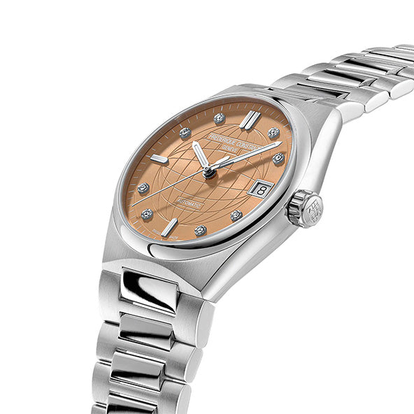 Frederique Constant FC-303OD2NH6B Watch - Elegant Automatic Movement Sapphire Crystal Leather Strap Classic Design (Image 3)