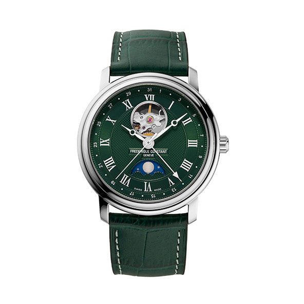 Frederique Constant FC-335MCGRW4P26 Watch - Elegant Swiss Automatic Movement Rose Gold Case Leather Strap