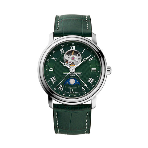 Frederique Constant FC-335MCGRW4P26 Watch - Elegant Swiss Automatic Movement Rose Gold Case Leather Strap