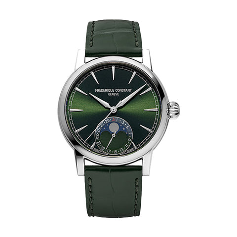 Frederique Constant FC-716S3H9 Watch - Swiss Automatic Movement Elegant Design Sapphire Crystal Leather Strap (Image 7)