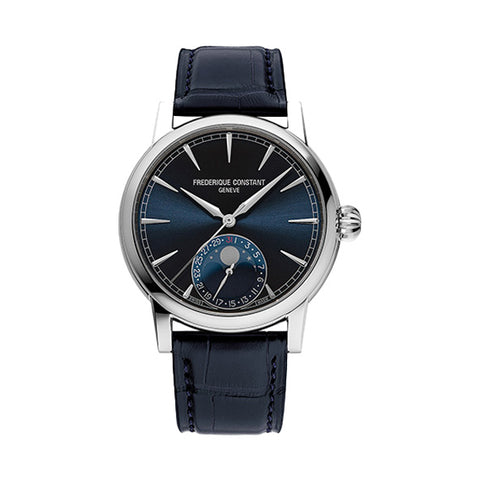 Frederique Constant FC-716S3H9 Watch - Swiss Automatic Movement Elegant Design Sapphire Crystal Leather Strap (Image 6)