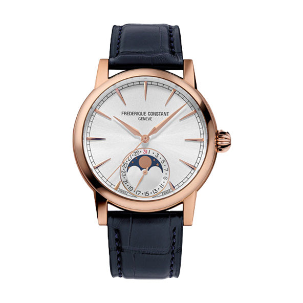 Frederique Constant FC-716S3H9 Watch - Swiss Automatic Movement Elegant Design Sapphire Crystal Leather Strap