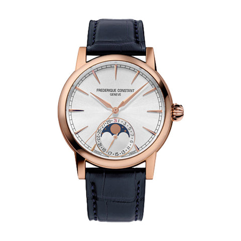Frederique Constant FC-716S3H9 Watch - Swiss Automatic Movement Elegant Design Sapphire Crystal Leather Strap