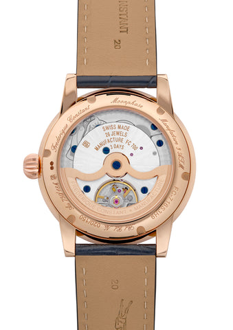 Frederique Constant FC-716S3H9 Watch - Swiss Automatic Movement Elegant Design Sapphire Crystal Leather Strap (Image 3)