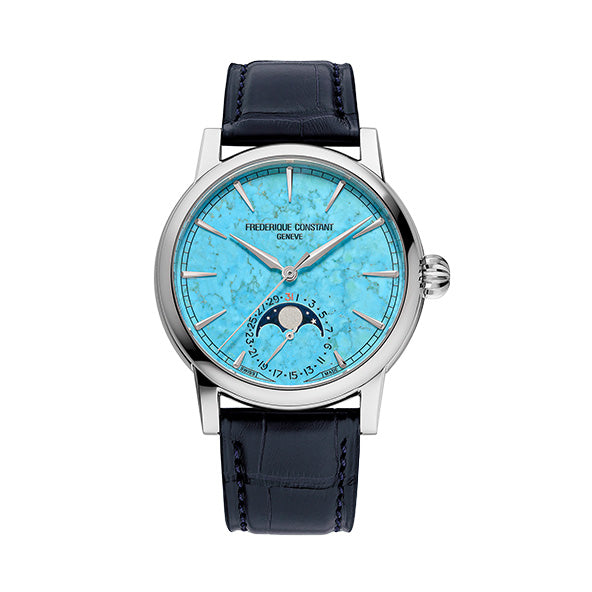 Frederique Constant FC-716S3H9 Watch - Swiss Automatic Movement Elegant Design Sapphire Crystal Leather Strap (Image 4)