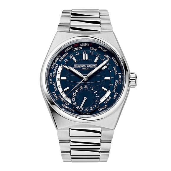 Frederique Constant FC-718N4NH6B Watch - Highlife Worldtimer