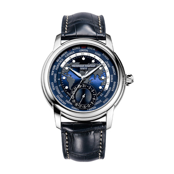 Frederique Constant FC-718NWM4H6 Watch - Worldtimer