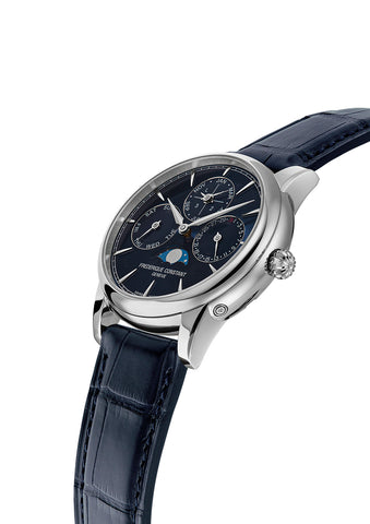 Frederique Constant FC-776N3H6 Watch - Swiss Automatic Movement Elegant Rose Gold Case Classic Leather Strap (Image 3)