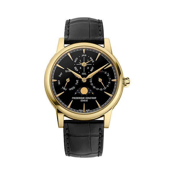 Frederique Constant FC-776ONB3H7 Watch - Elegant Swiss Automatic Watch with Date Function and Sapphire Crystal