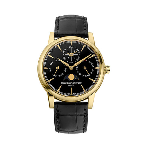 Frederique Constant FC-776ONB3H7 Watch - Elegant Swiss Automatic Watch with Date Function and Sapphire Crystal