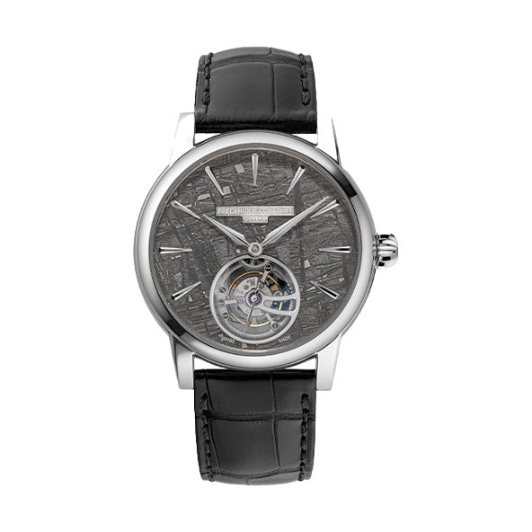 Frederique Constant FC-980AV3H8 Watch - Luxury Swiss Automatic Watch with Sapphire Crystal Chronograph and Leather Strap (Ima