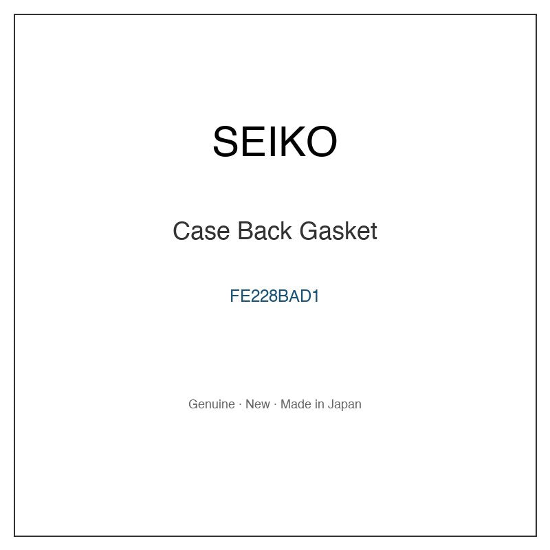 SEIKO FE228BAD1 Watch Parts