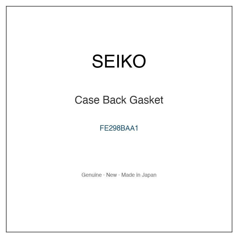 SEIKO FE298BAA1 Watch Parts