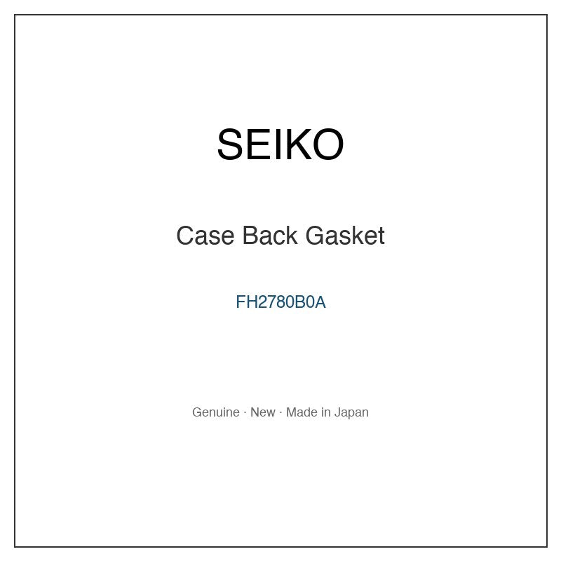 SEIKO FH2780B0A Watch Parts