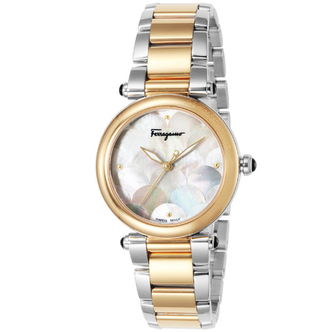 FI2050013 IDILLIO White Pearl 2-Year Warranty Elegant Design Water Resistant Stylish Women's Watch