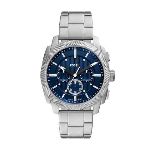 FS6096 FOSSIL MACHINE Stylish Chronograph Stainless Steel Water Resistant Modern Design