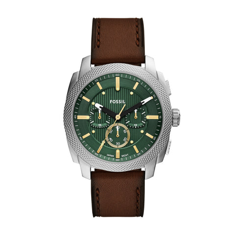 FS6100 FOSSIL MACHINE Stylish Analog Display Durable Stainless Steel Case Water Resistant Modern Design