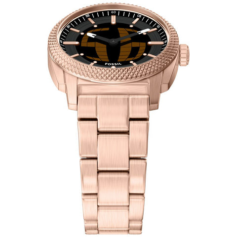 FS6158 FOSSIL Machine Stainless Steel Chronograph Water Resistant Modern Design 50mm Case