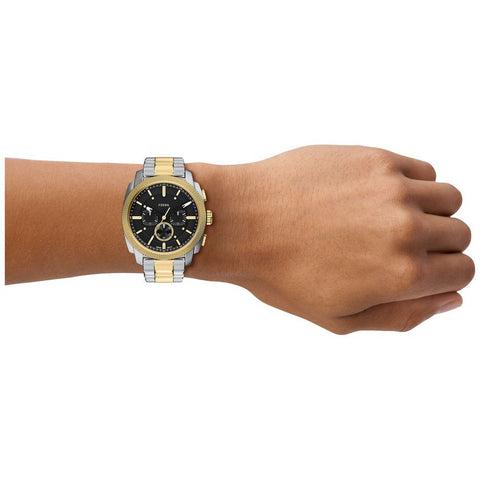 FS6159 FOSSIL Machine Stylish Chronograph Water-Resistant Stainless Steel Modern Design