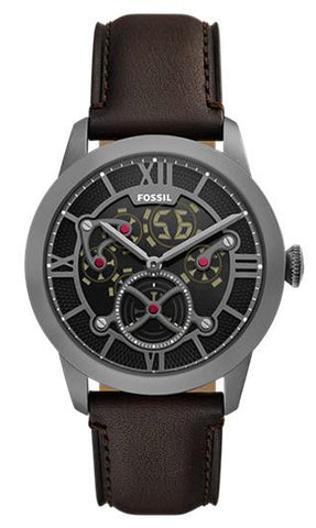 FS6191 TOWNMAN BIG TIC Analog-Digital Stainless Steel Leather Band Watch Stylish Design Water Resistant Durable
