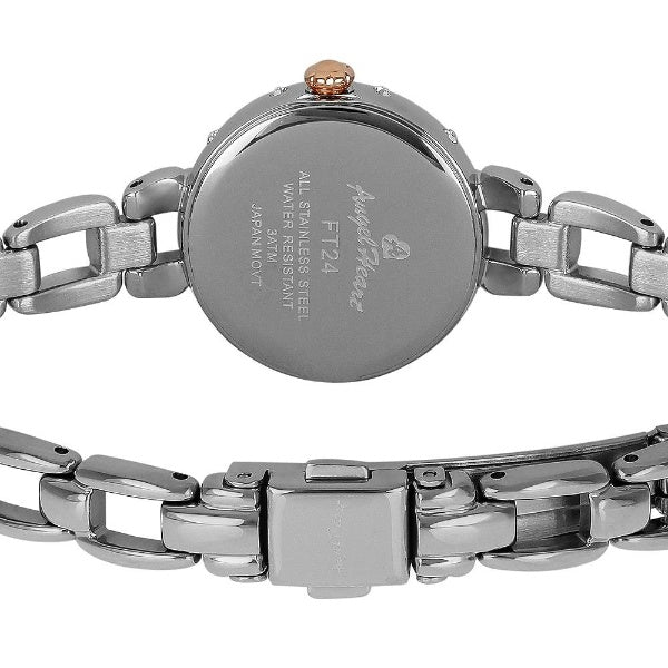 IPPO JAPAN WATCH FT24SP Watch - Flowery Time Silver Watch 1-Year Warranty Elegant Design Water Resistant Stylish Accessory (I